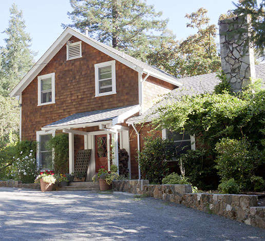 Exterior of the McEachran house on the Schramsberg property, circa 1985