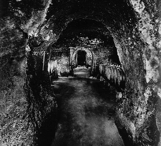 Schramsberg Vineyard abandoned wine caves. circa 1912